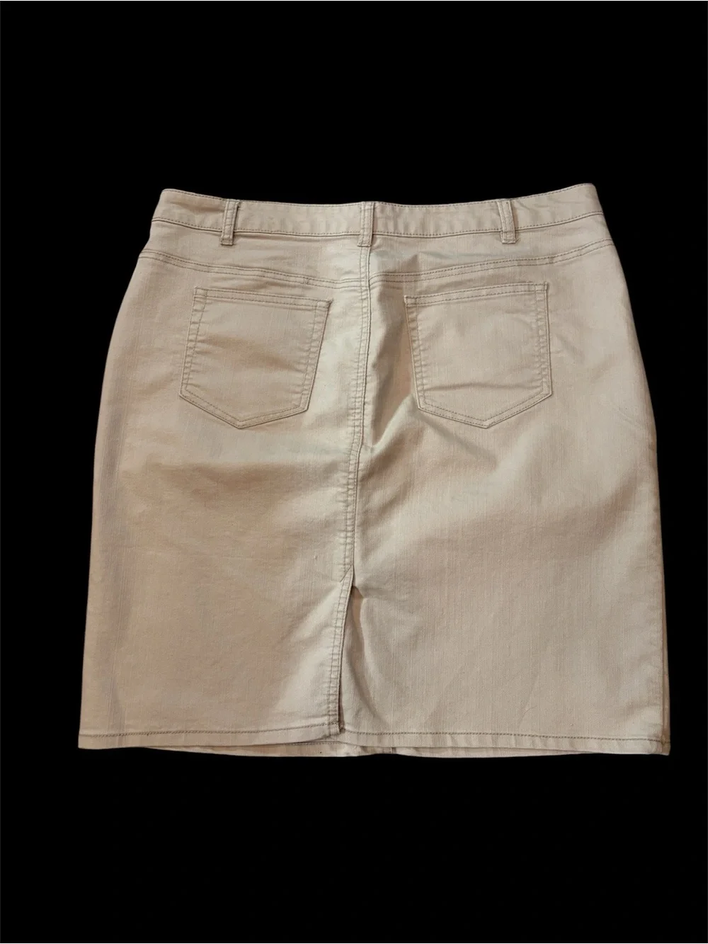 Jaclyn Smith Khaki Skirt with Front and Back Pockets Size 18